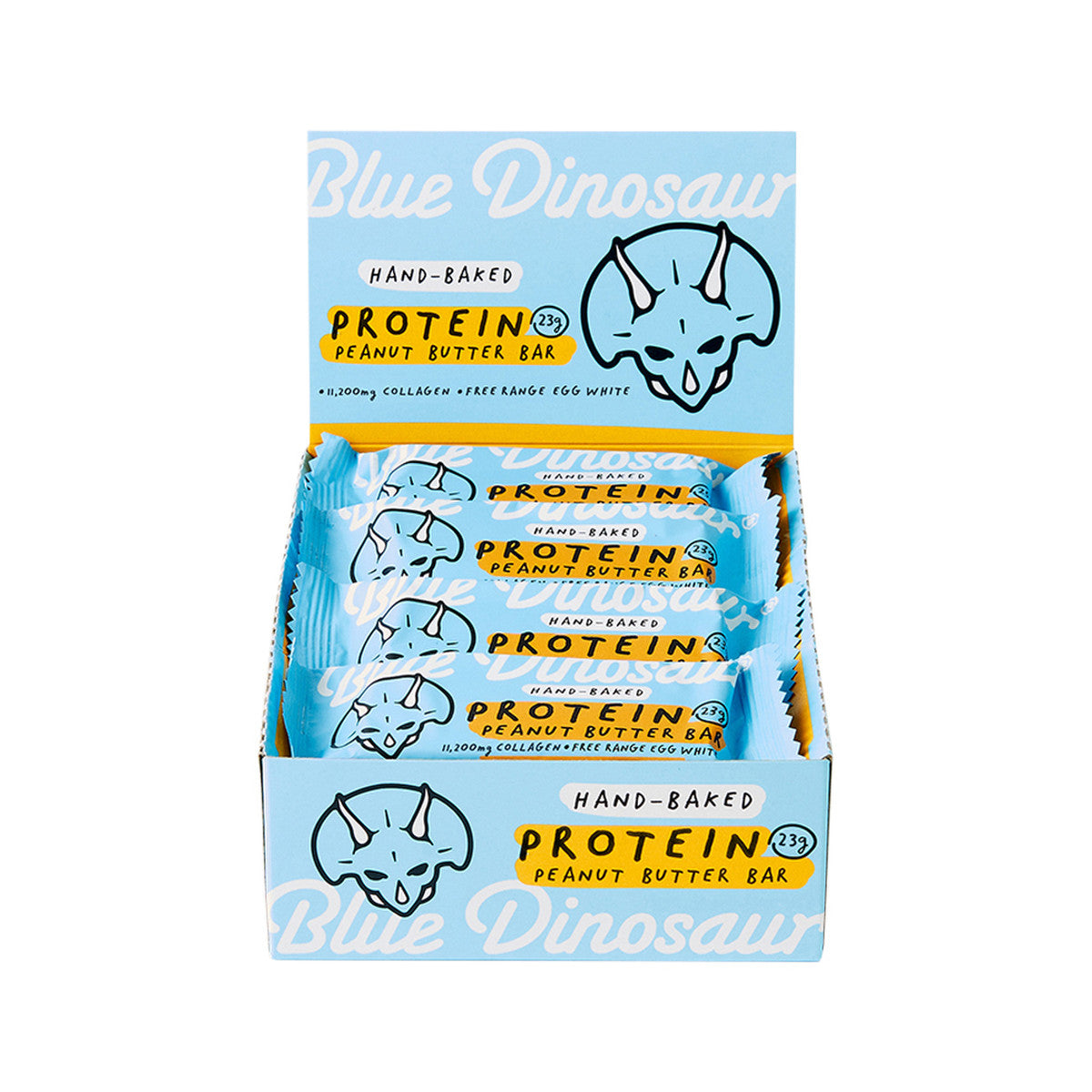 Blue Dinosaur Protein Bar Peanut Butter 60g (Pack of 12) - Cutprice Online