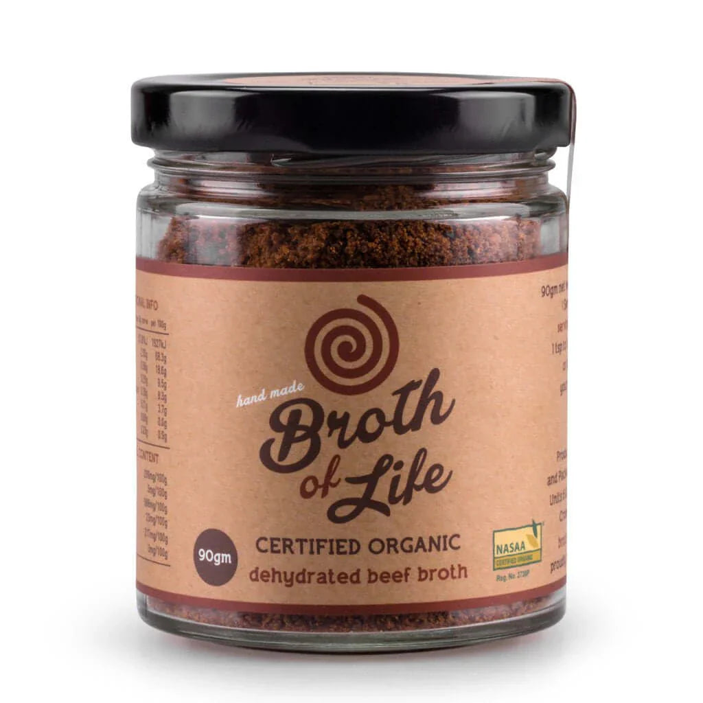 Broth Of Life Organic Dehydrated Beef Broth Jar 90GM - Cutprice Online