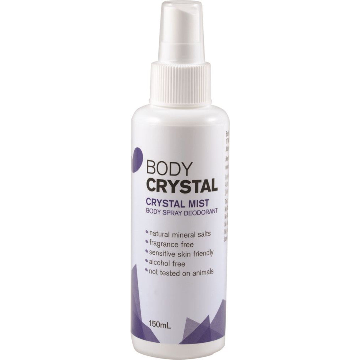 Body Crystal Deodorant Mist (Body Spray) Crystal Mist (Frag Free) 150ml - Cutprice Online
