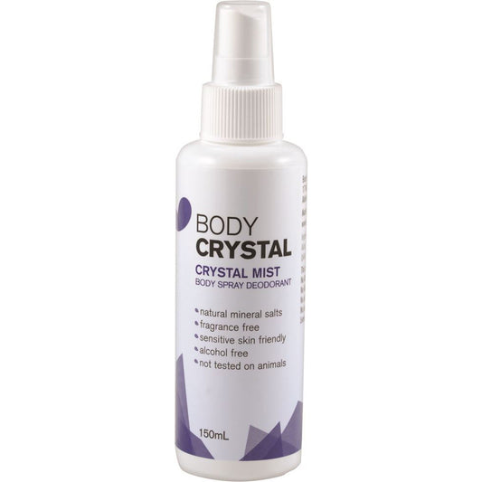 Body Crystal Deodorant Mist (Body Spray) Crystal Mist (Frag Free) 150ml - Cutprice Online
