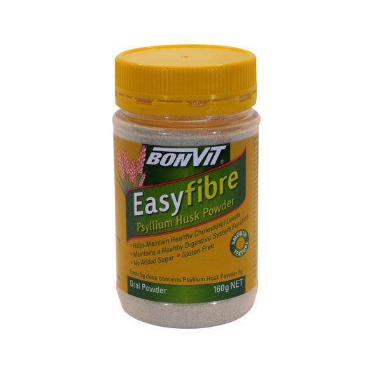 Bonvit Easyfibre (Psyllium Husk Powder) Oral Powder 160g - Cutprice Online