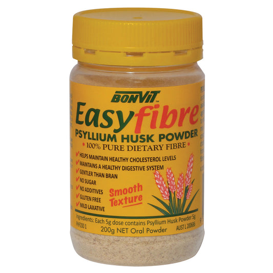 Bonvit Easyfibre (Psyllium Husk Powder) Oral Powder 200g - Cutprice Online