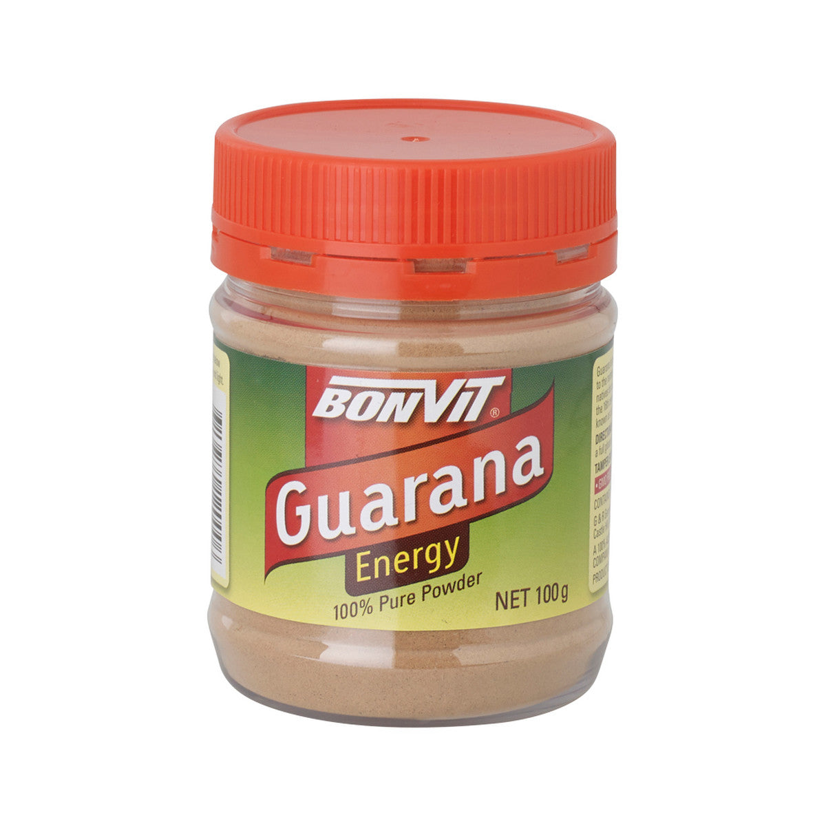 Bonvit Guarana Energy 100% Pure Powder 100g - Cutprice Online