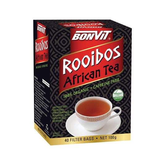 Bonvit Organic Rooibos African Tea X 40 Filter Bags - Cutprice Online