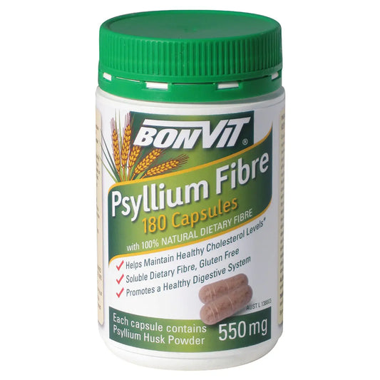 Bonvit Psyllium Fibre Caps 180 Pack BONVIT
