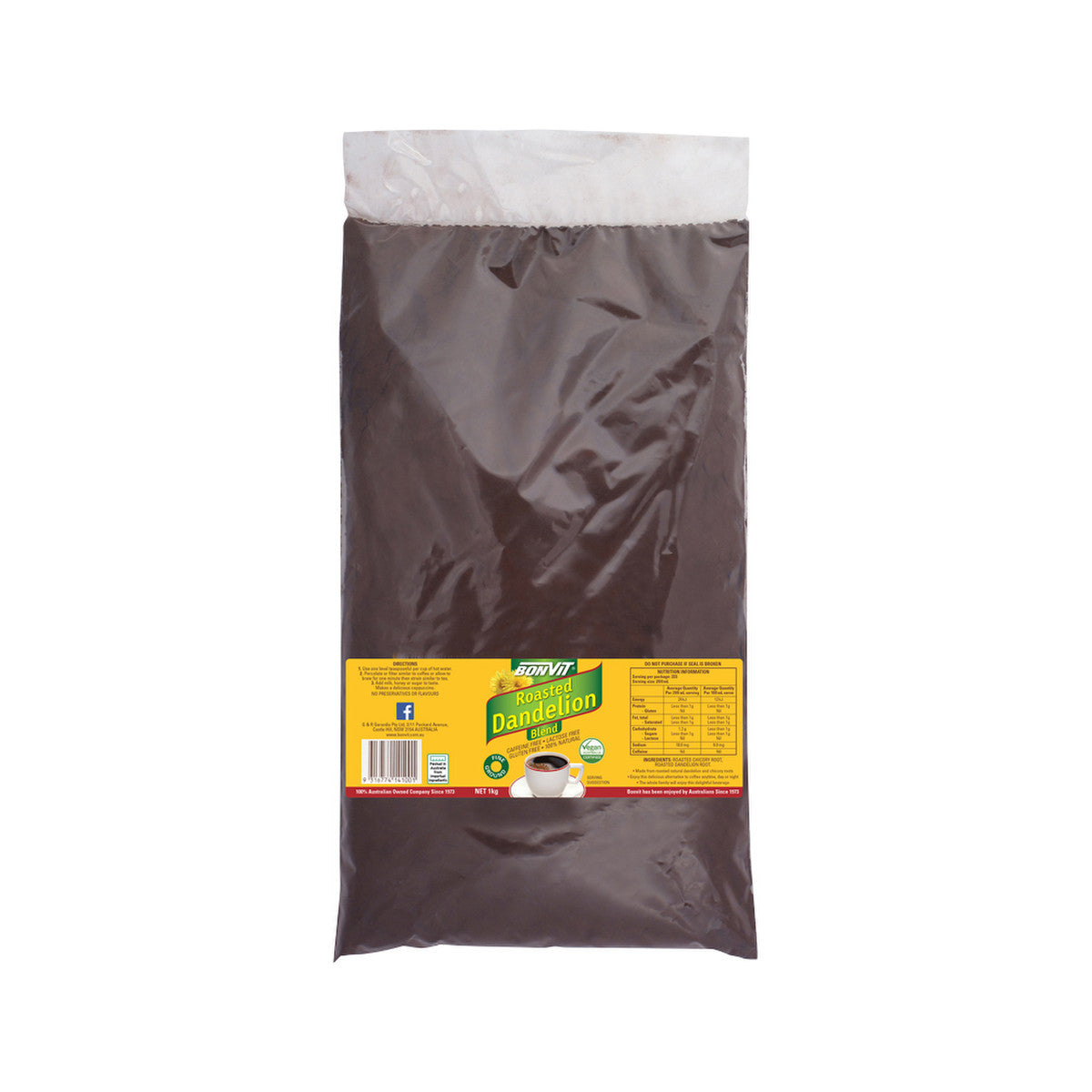 Bonvit Roasted Dandelion Blend Fine Ground 1kg - Cutprice Online
