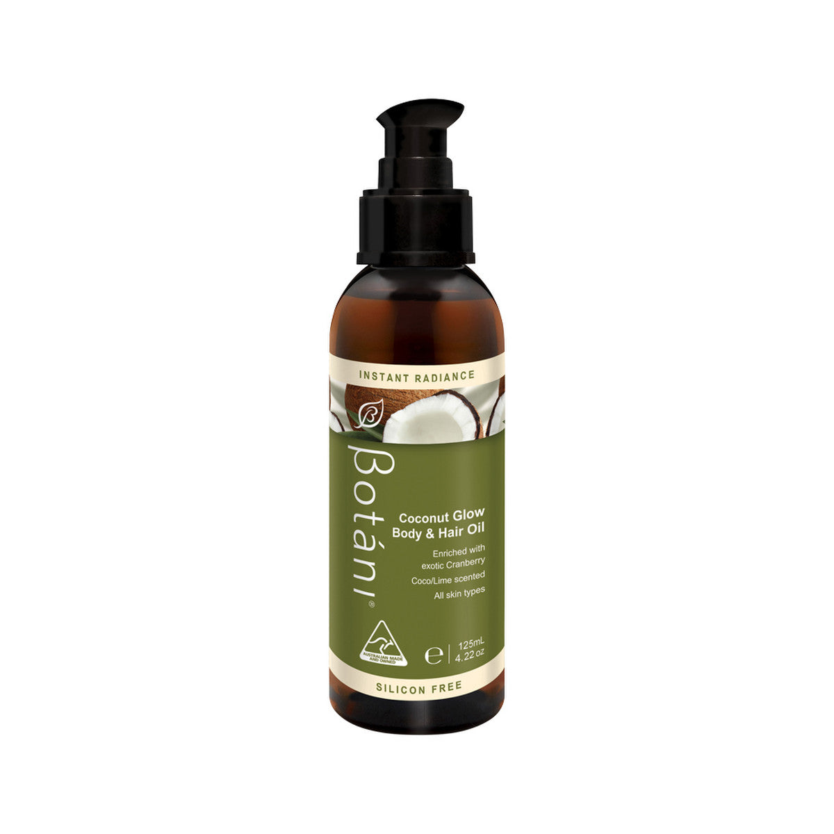 Botani Coconut Glow Body & Hair Oil 125ml - Cutprice Online