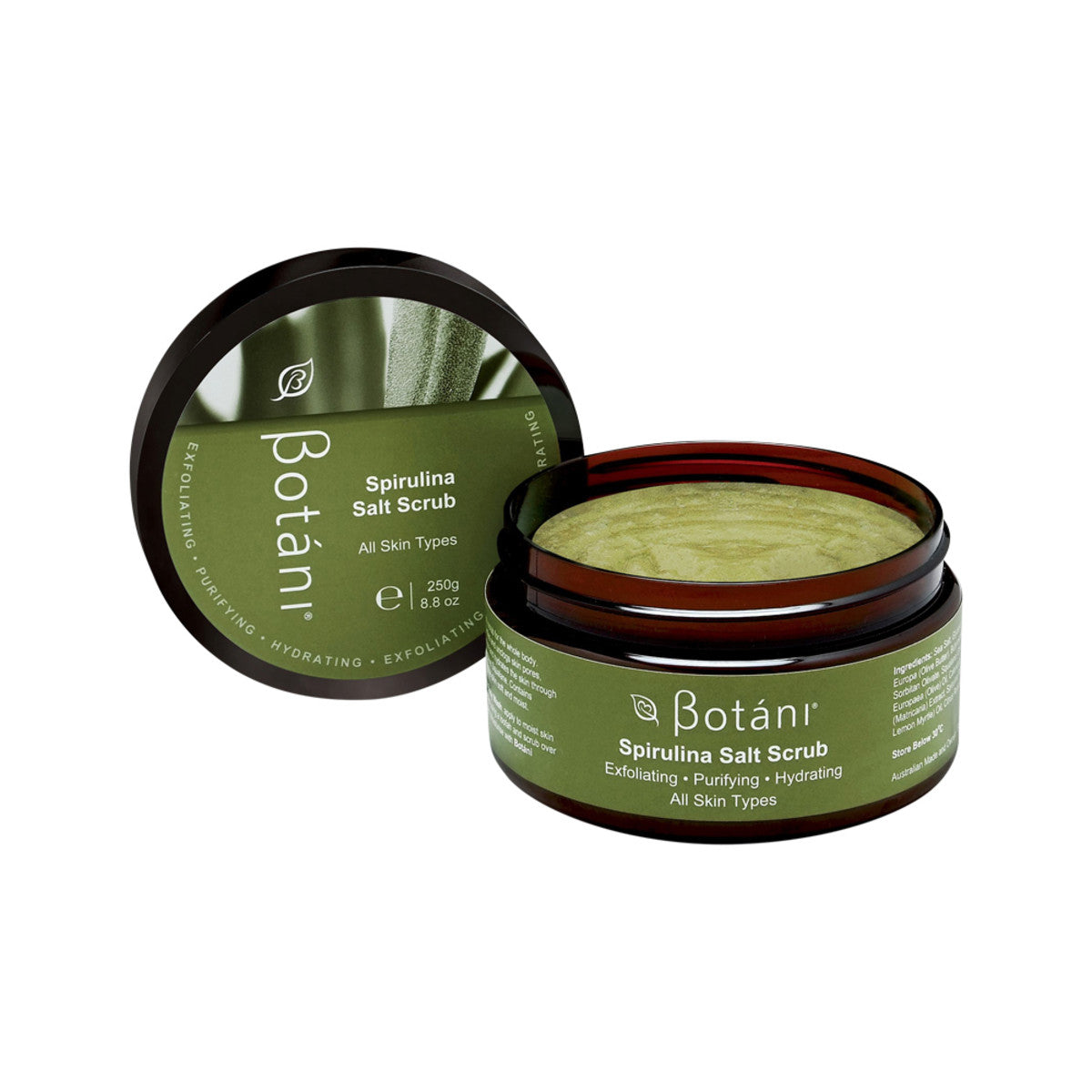 Botani Spirulina Salt Scrub 250g - Cutprice Online