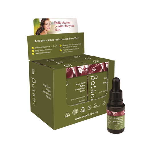 Botani Acai Berry Active Antioxidant Serum 15ml 6 Pack BOTANI