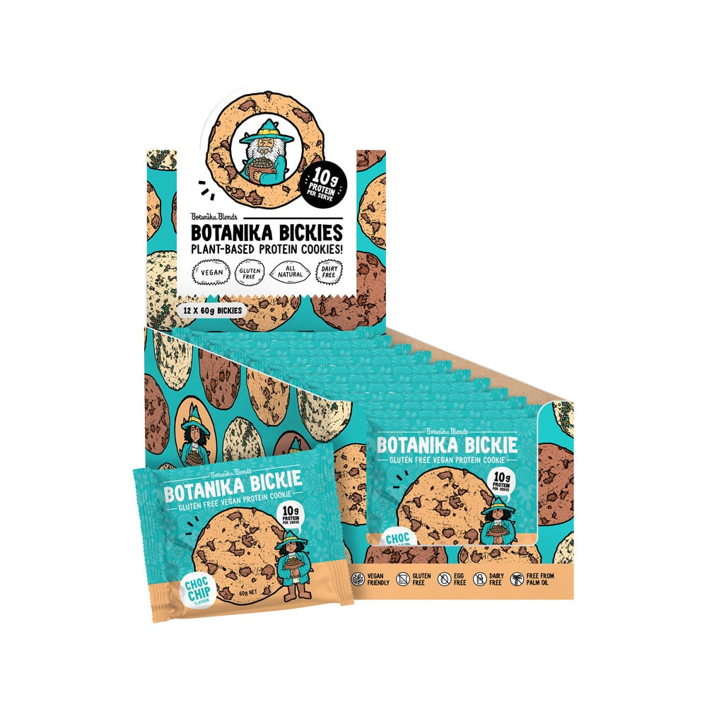 Botanika Blends Botanika Bickies Choc Chip 60g x 12 Pack - Cutprice Online