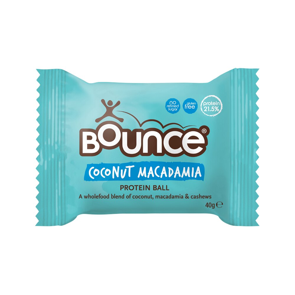 Bounce Protein Balls Coconut Macadamia 40g x 12 Pack - Cutprice Online