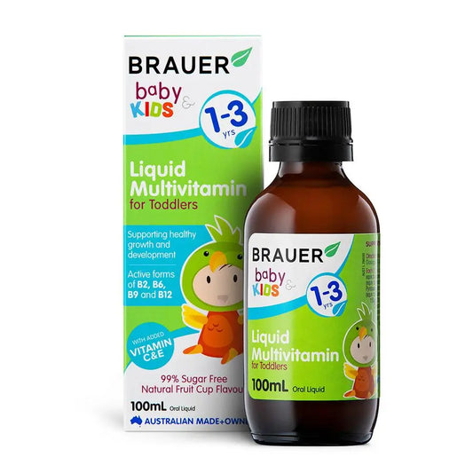 Brauer Baby & Kids Liquid Multivitamin for Toddlers 100ml BRAUER