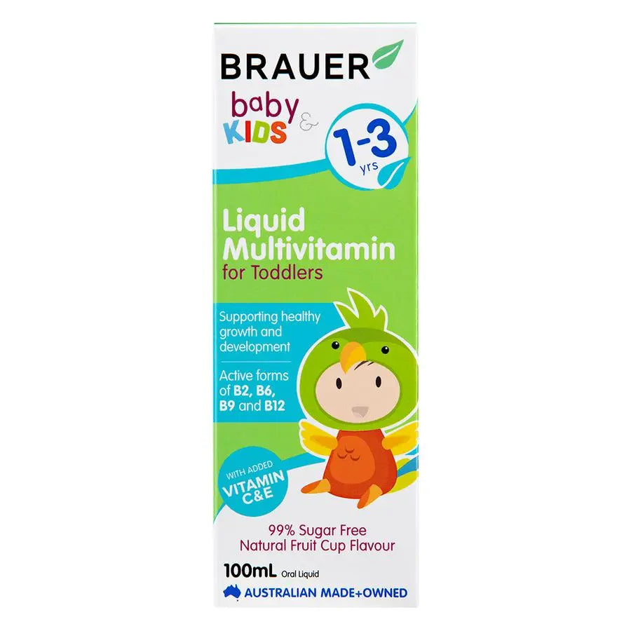 Brauer Baby & Kids Liquid Multivitamin for Toddlers 100ml BRAUER