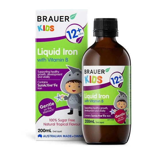 Brauer Kids Liquid Iron With Vitamin B 200ml BRAUER