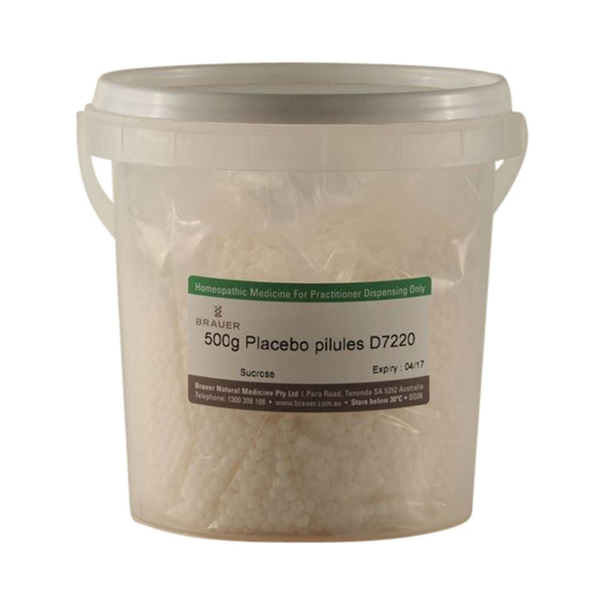 Brauer Professional Placebo Pilules 500g - Cutprice Online