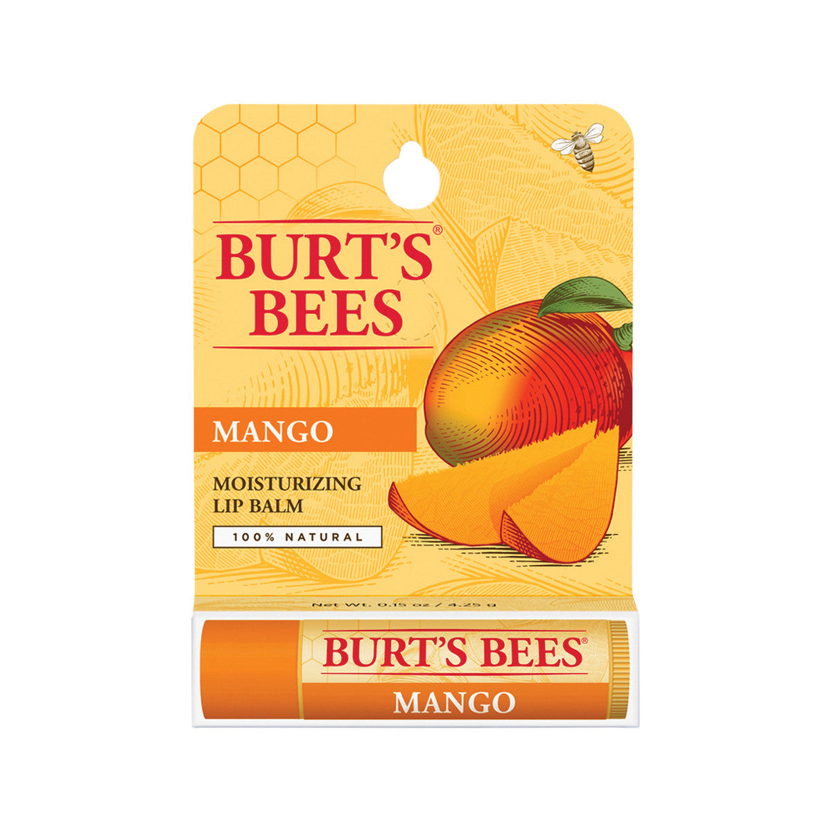 Burt's Bees Moisturising Lip Balm Mango 4.25g - Cutprice Online