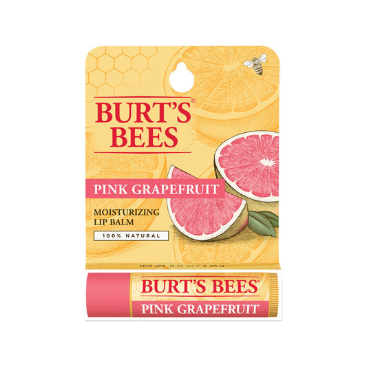 Burt's Bees Moisturising Lip Balm Pink Grapefruit 4.25g - Cutprice Online