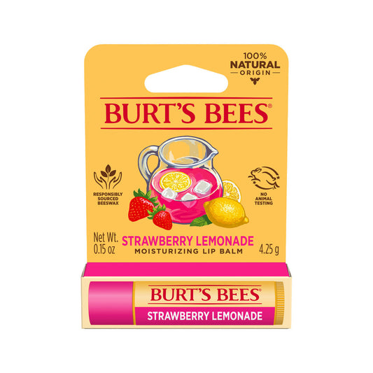 Burt's Bees Moisturising Lip Balm Strawberry Lemonade 4.25g - Cutprice Online
