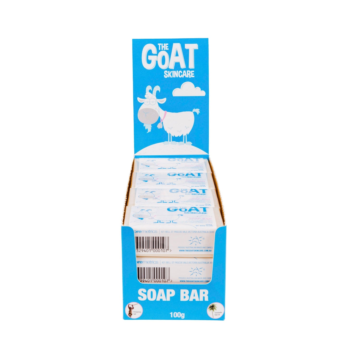 The Goat Skincare Soap Bar  100g Carton 12 - Cutprice Online
