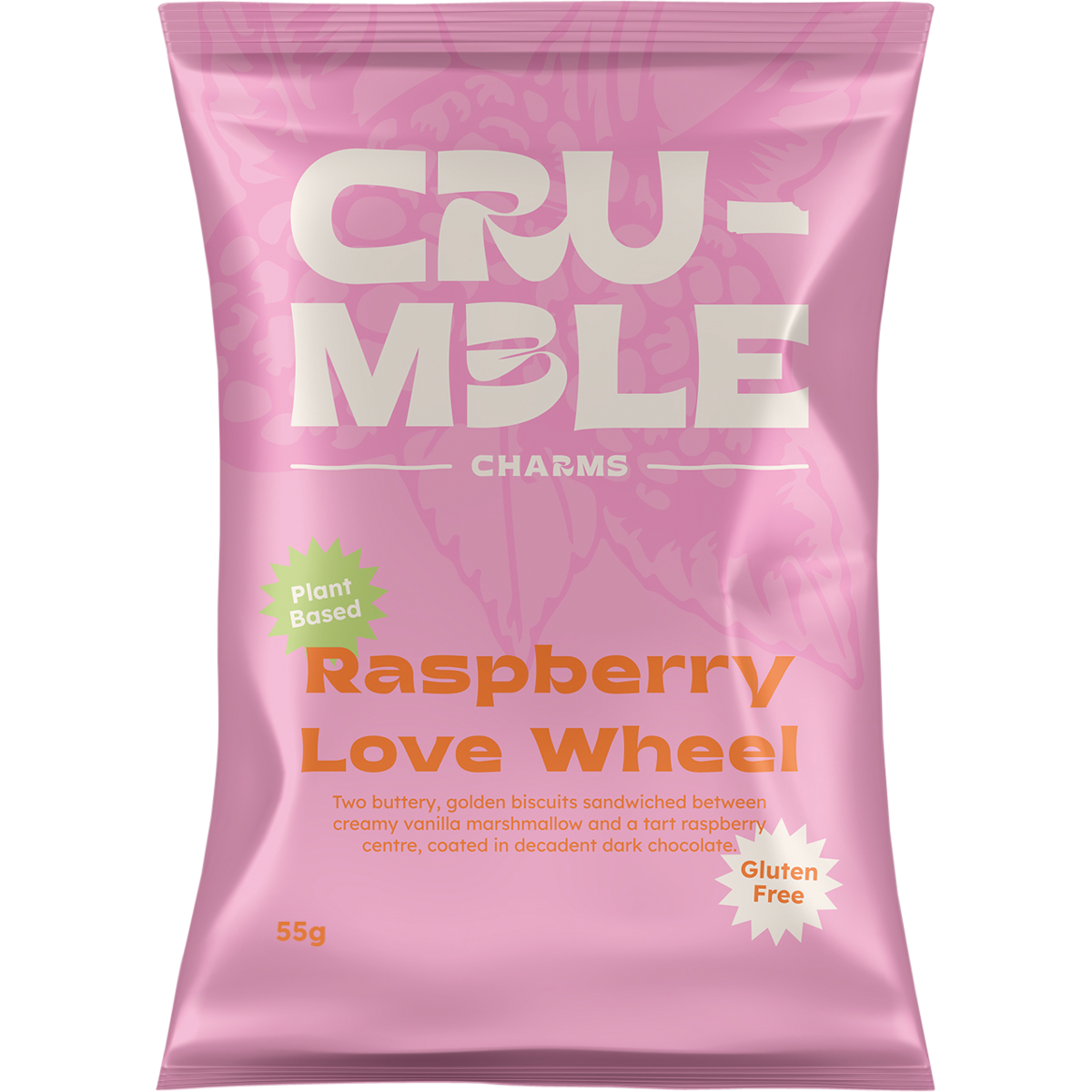 Crumble Charms Raspberry Love Wheel 8x55g