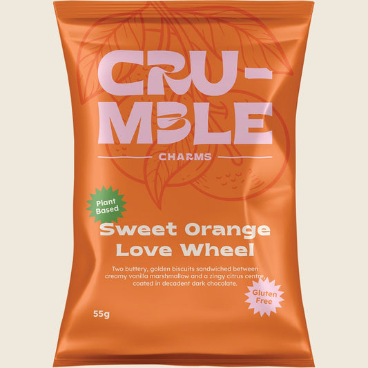 Crumble Charms Sweet Orange Love Wheel 8x55g