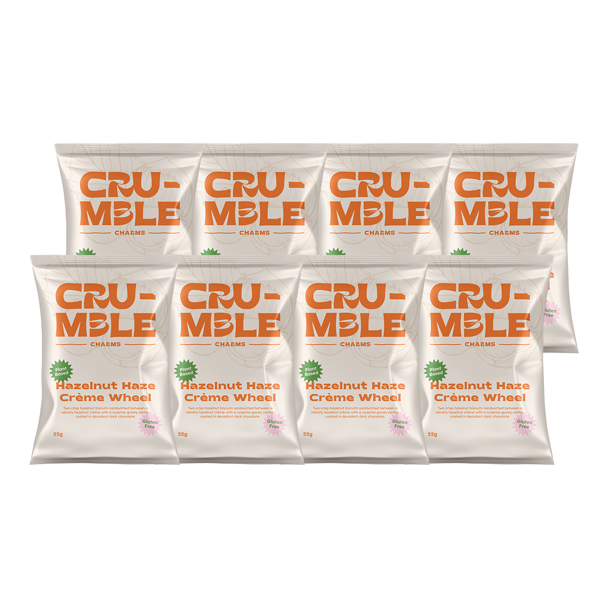 Crumble Charms Hazelnut Haze Love Wheel 8x55g