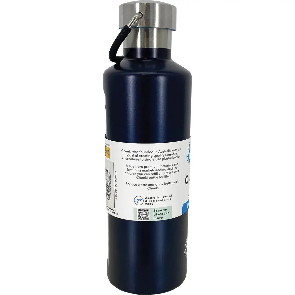 Cheeki Stainless Steel Bottle Insulated - Ocean 600ml CHEEKI