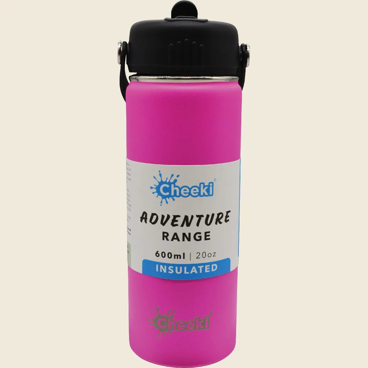 Cheeki Insulated Bottle Adventure Magenta 600ml - Cutprice Online