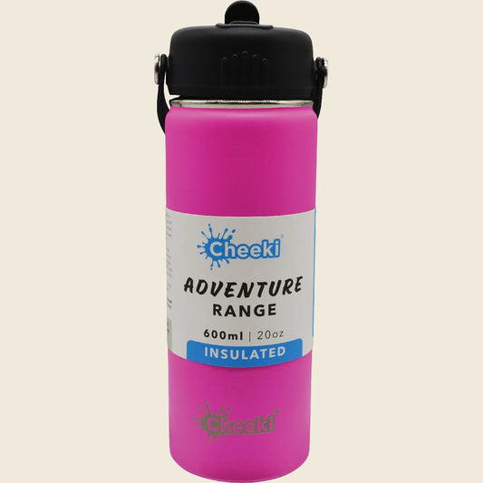 Cheeki Insulated Bottle Adventure Magenta 600ml - Cutprice Online