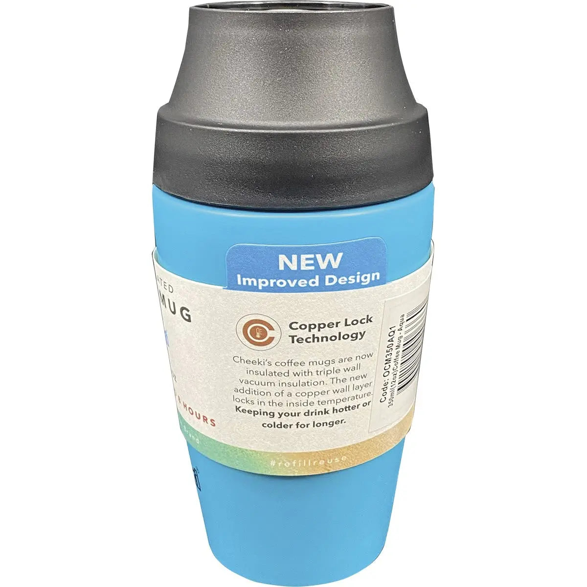 Cheeki Coffee Mug Aqua 350ml CHEEKI
