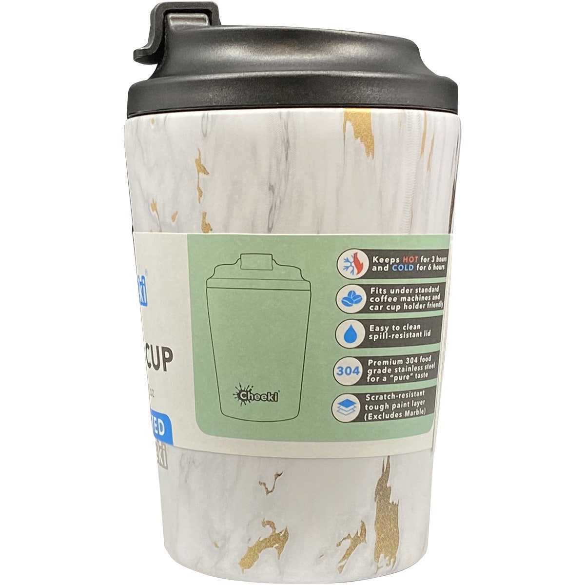 Cheeki Coffee Cup Marble 350ml CHEEKI