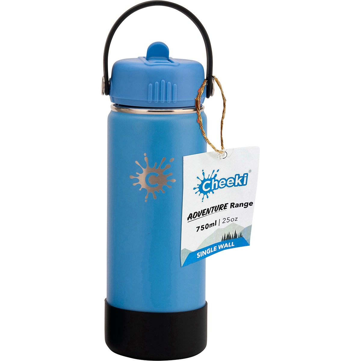 Cheeki Stainless Steel Bottle Adventure Azure 750ml - Cutprice Online
