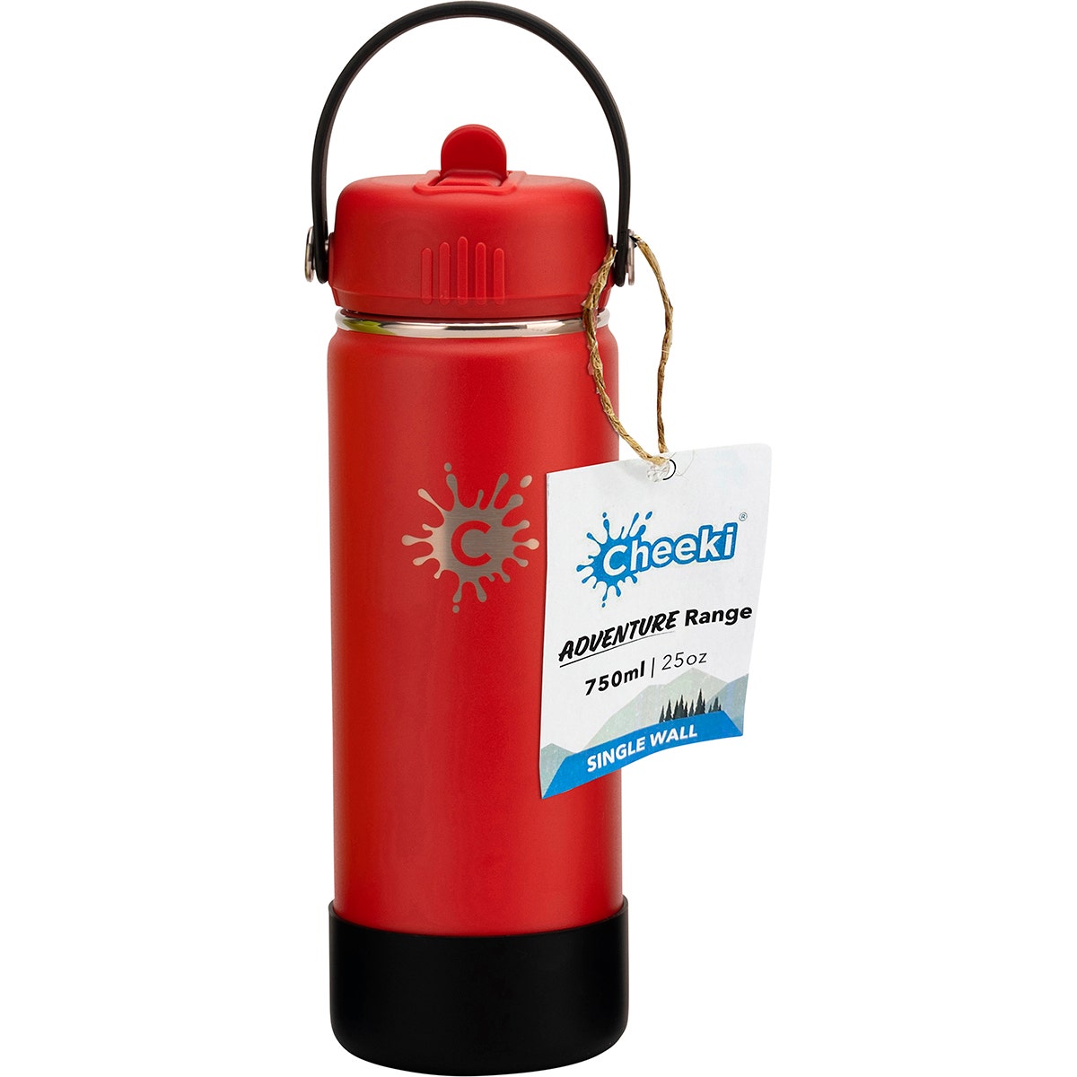 Cheeki Stainless Steel Bottle Adventure Ruby 750ml - Cutprice Online