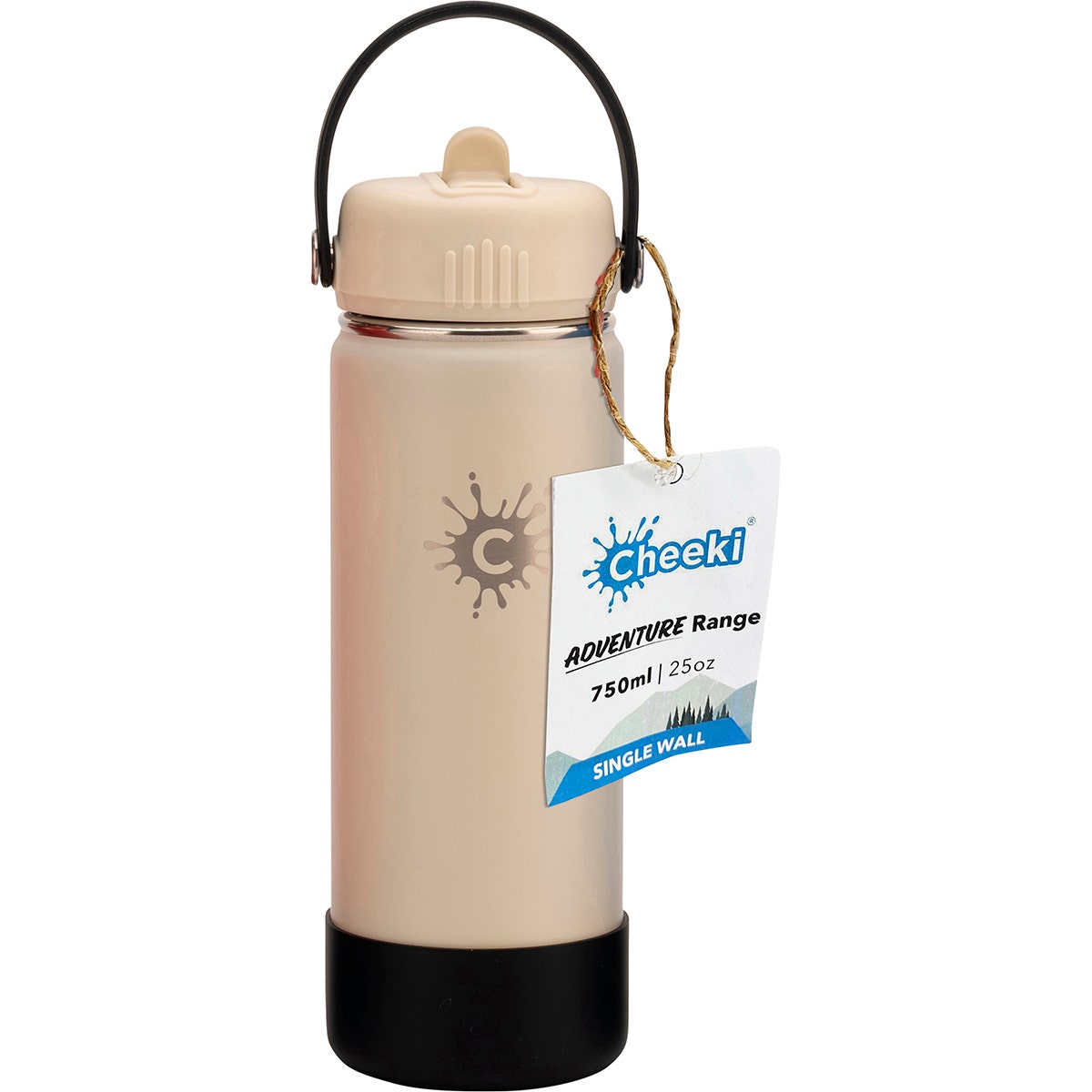 Cheeki Stainless Steel Bottle Adventure Sandstone 750ml - Cutprice Online