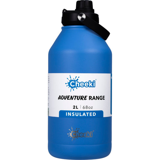 Cheeki Stainless Steel Bottle Adventure Insulated Azure 2l - Cutprice Online