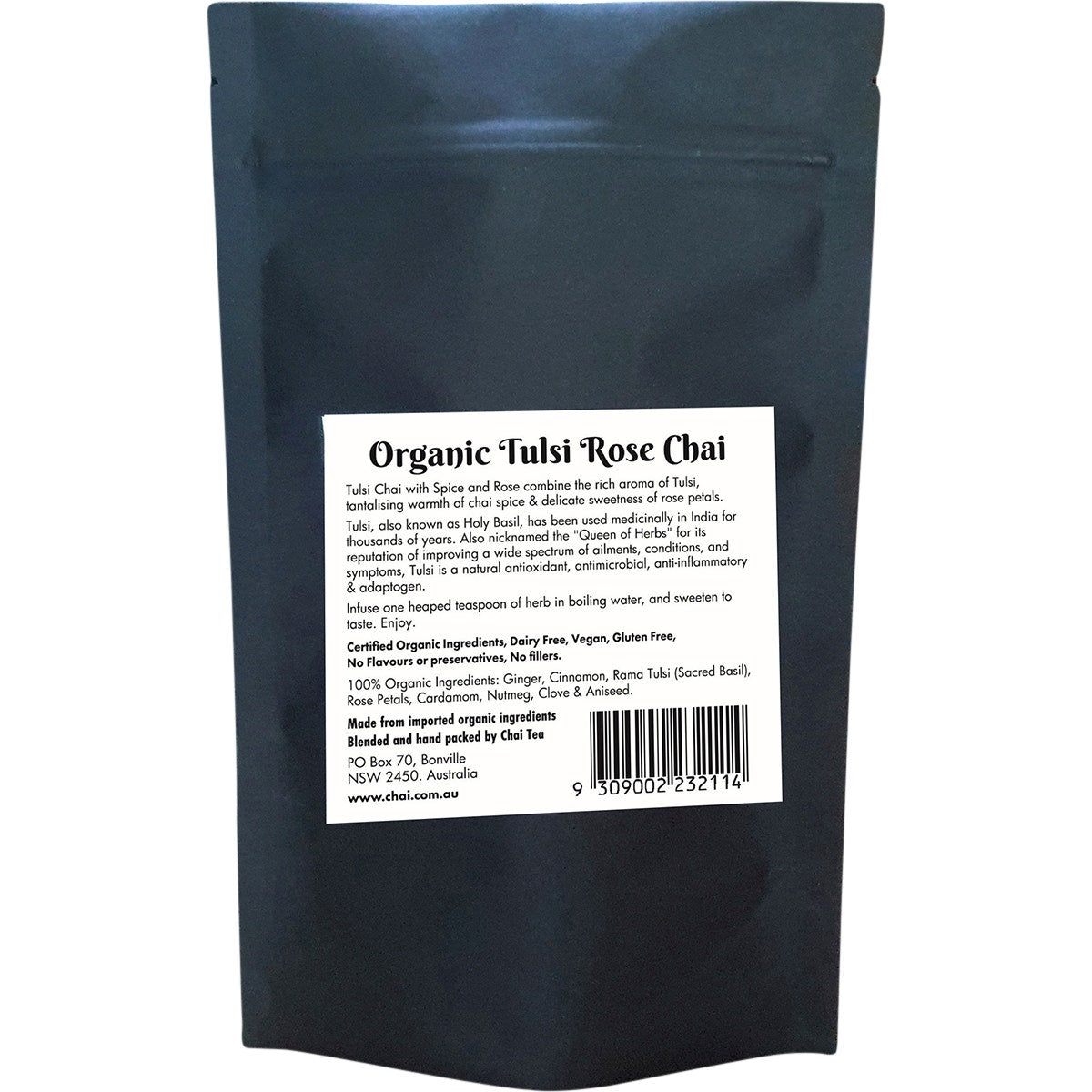 Chai Tea Organic Tulsi Rose Chai 70g - Cutprice Online