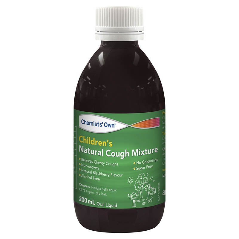 Chemists’ Own Children’s Natural Cough Mixture Liquid 200ml - Cutprice Online
