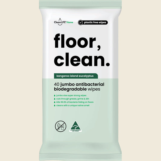 CleanLIFE Floor Clean Wipes 40pk