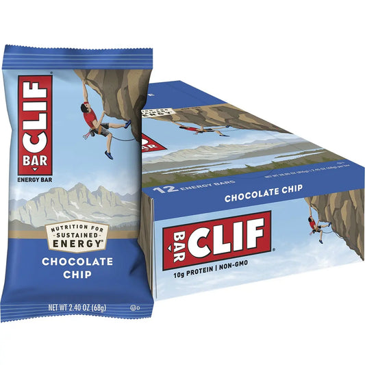 CLIF Energy Bar Chocolate Chip 68g 12PK CLIF