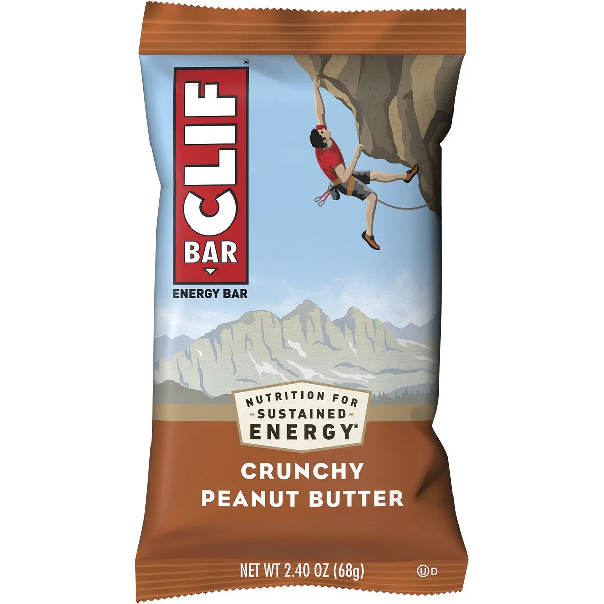 CLIF Energy Bar Crunchy Peanut Butter 68g 12PK CLIF