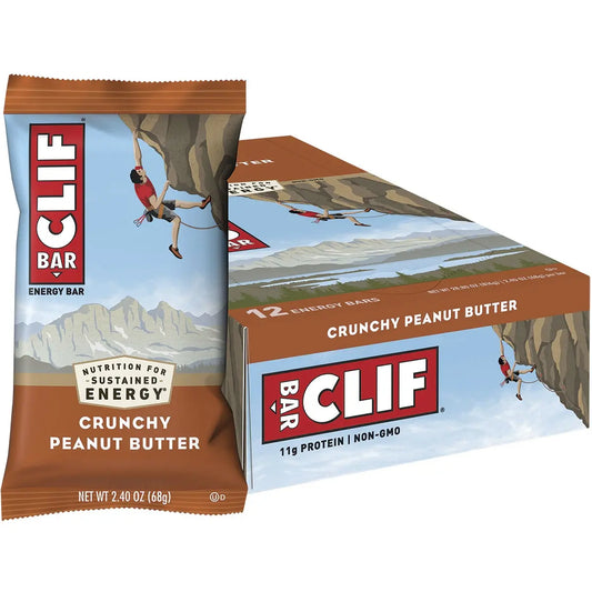 CLIF Energy Bar Crunchy Peanut Butter 68g 12PK CLIF