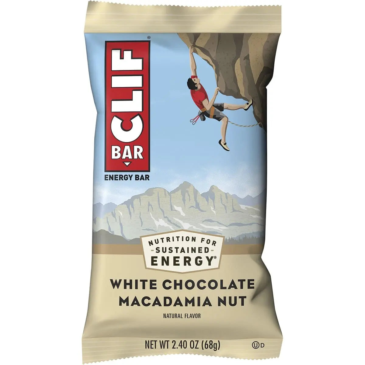 CLIF Energy Bar White Chocolate Macadamia 68g 12PK CLIF