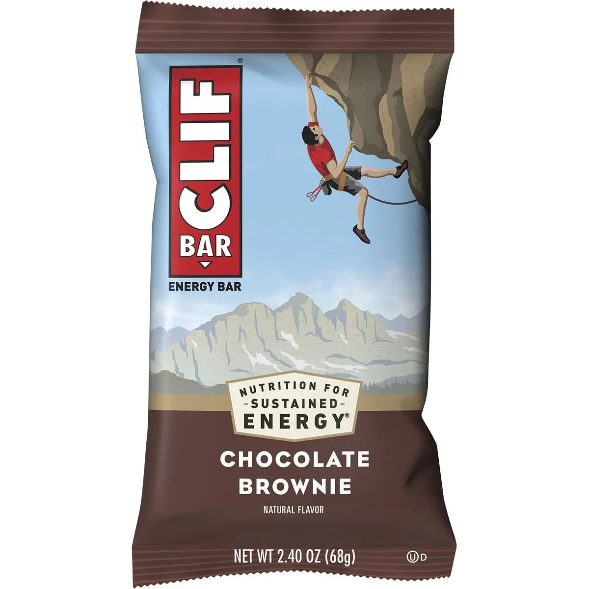 CLIF Energy Bar Chocolate Brownie 68g 12PK CLIF