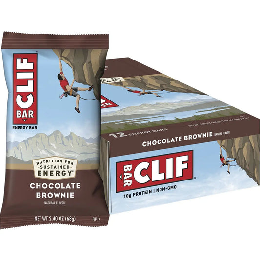 CLIF Energy Bar Chocolate Brownie 68g 12PK CLIF