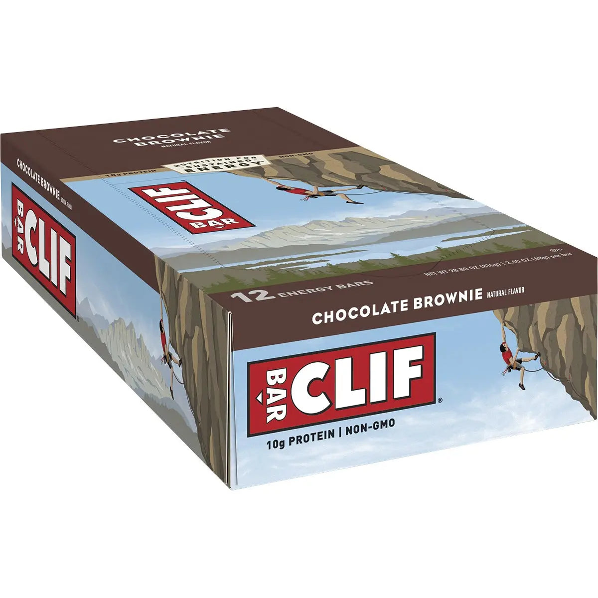 CLIF Energy Bar Chocolate Brownie 68g 12PK CLIF