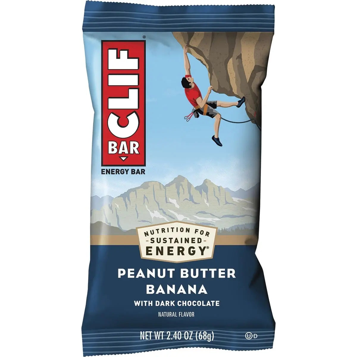 CLIF Energy Bar Peanut Butter Banana with Dark Chocolate 68g 12PK CLIF