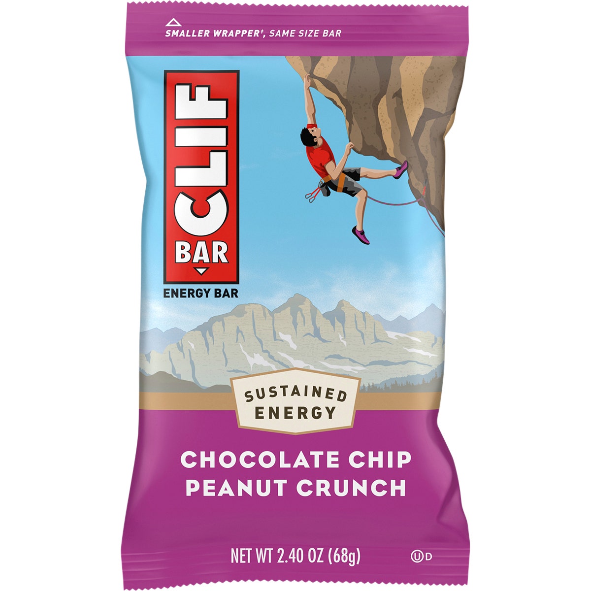 Clif Energy Bar Chocolate Chip Peanut Crunch 12x68g - Cutprice Online