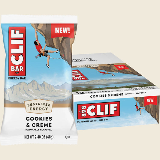 CLIF Energy Bar Cookies & Creme 12x68g