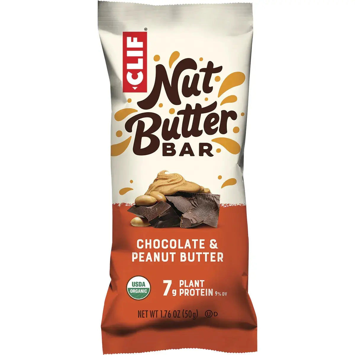CLIF Nut Butter Bar Chocolate & Peanut Butter 50g 12PK CLIF