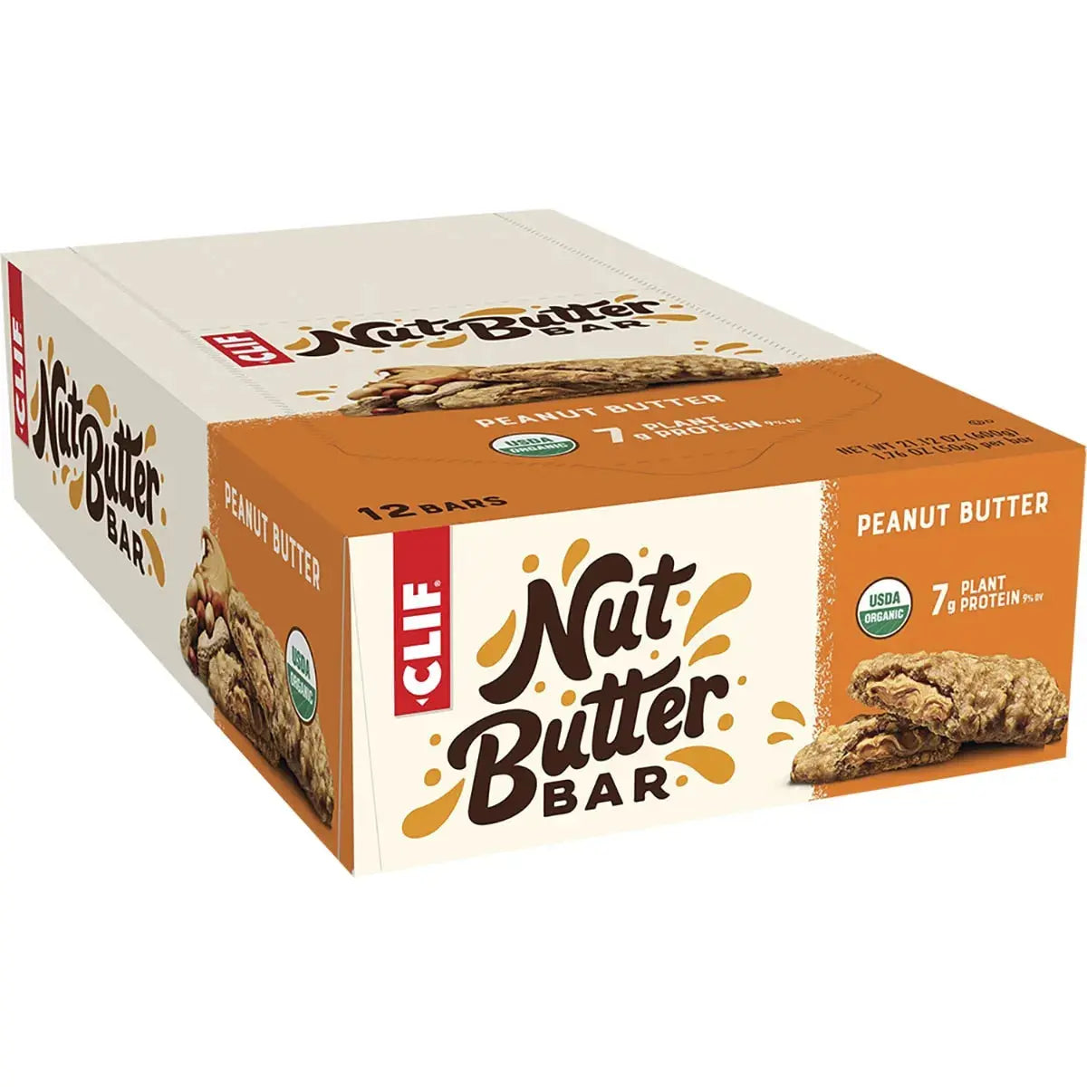 CLIF Nut Butter Bar Peanut Butter 50g 12PK CLIF